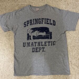 Vintage Simpsons family Gray Graphic T-Shirt